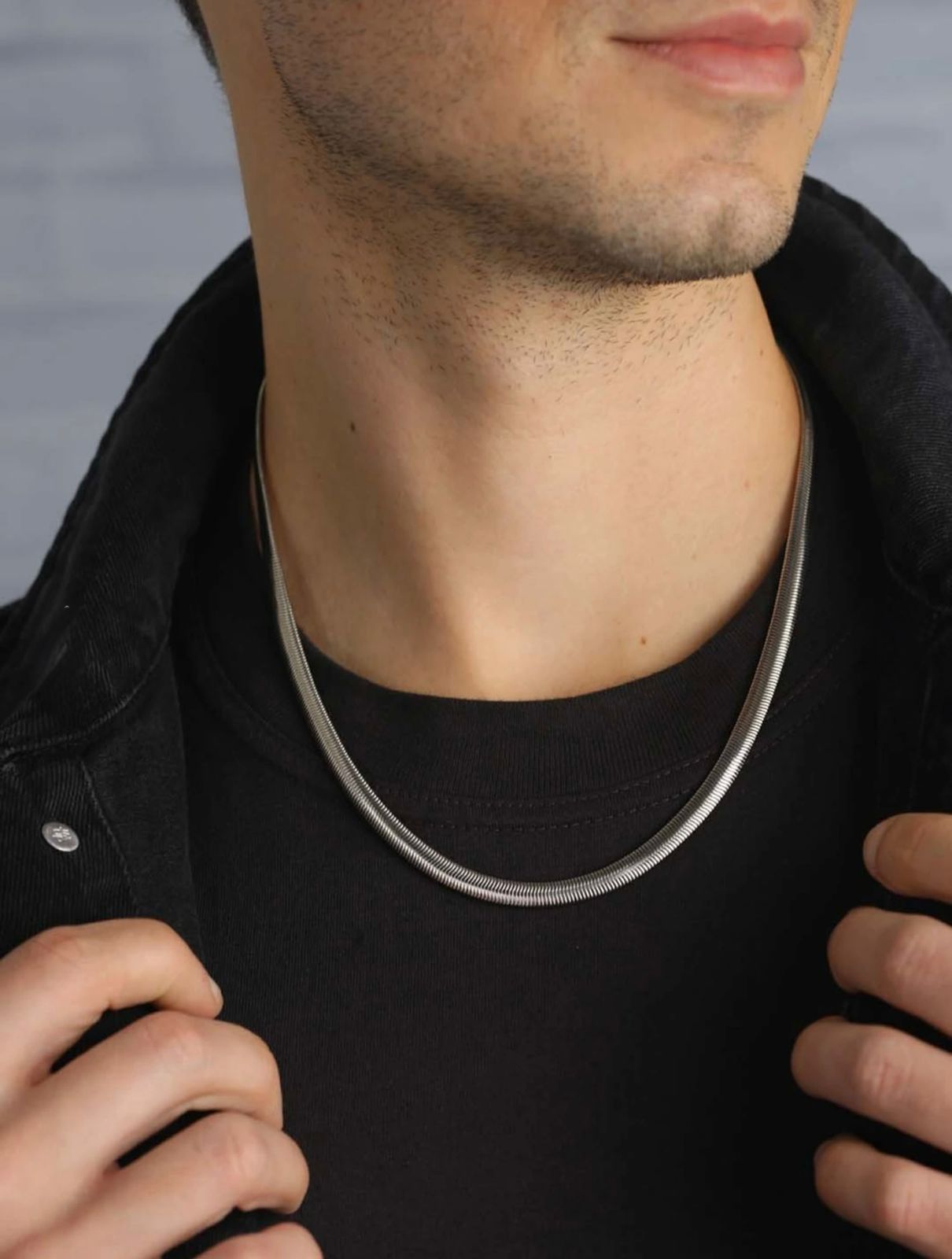 Silver Chain for Men & Boys – Stylish Fashion Accessory for Daily Wear & Gifts
