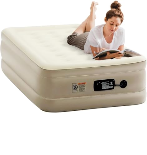 Massavio Inflatable Mattres With Free Electric Pump, Quick Self-Inflation