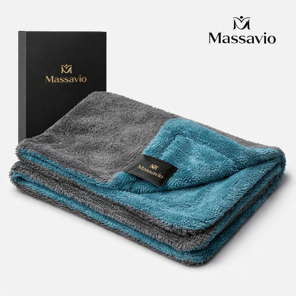 Premium Microfiber Car Cleaning Cloth | Scratch-Free & Ultra-Absorbent { Pack of 2 }