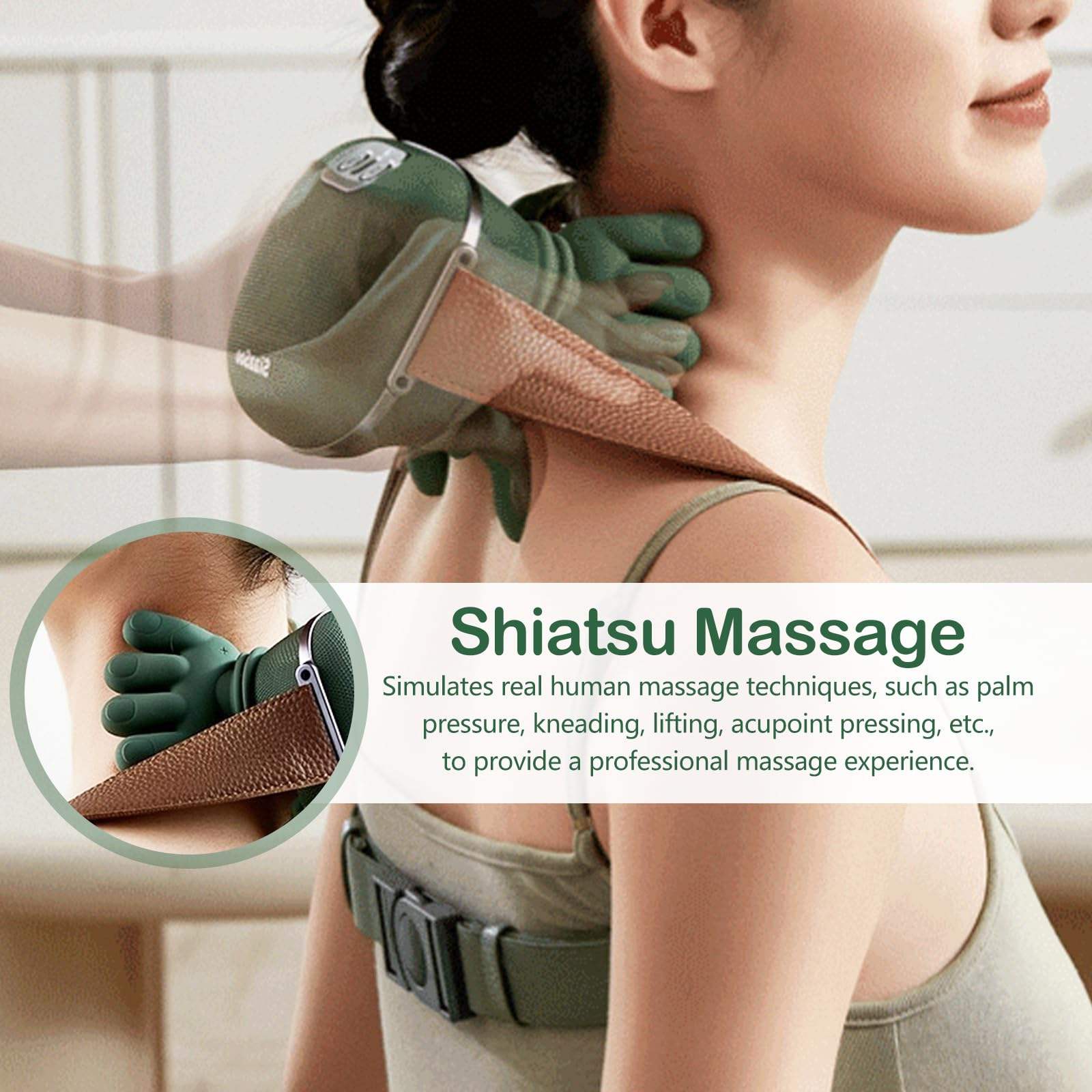 Smart HandGrip Neck & Shoulder Massager – Human-Touch Design