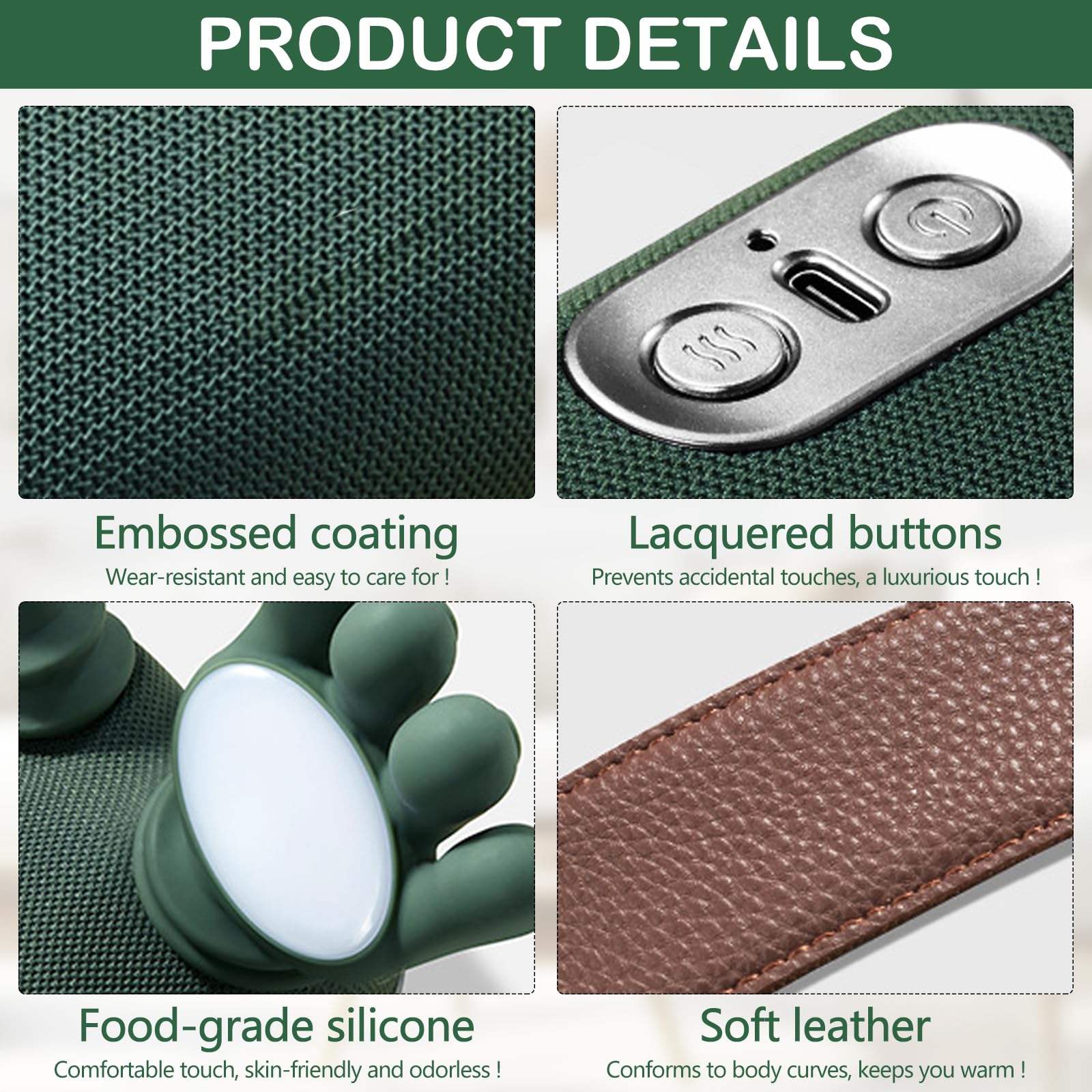 Smart HandGrip Neck & Shoulder Massager – Human-Touch Design