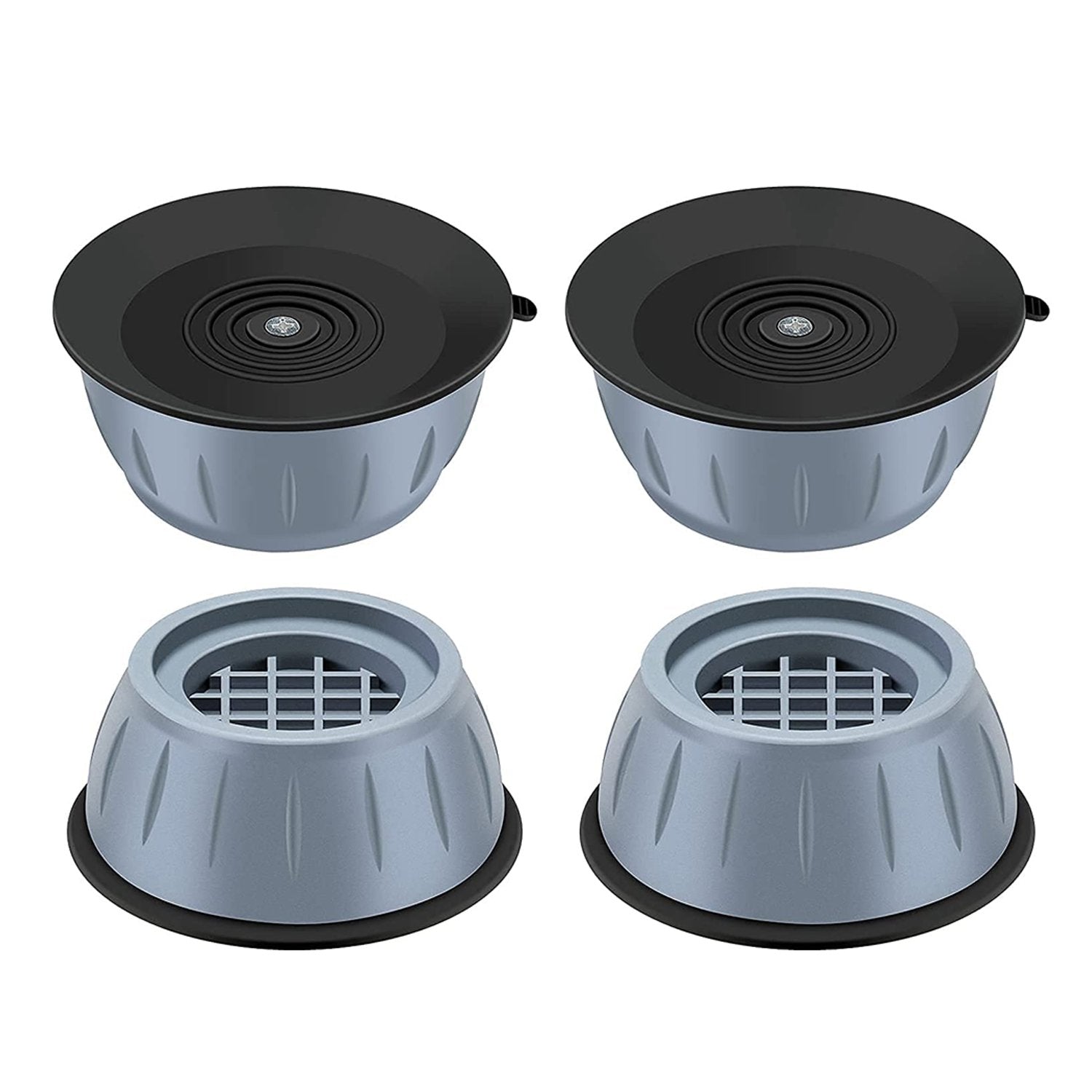 Anti-Vibration Pads with Suction Cup Feet – Shock Absorbing Feet for Washing Machines & Appliances