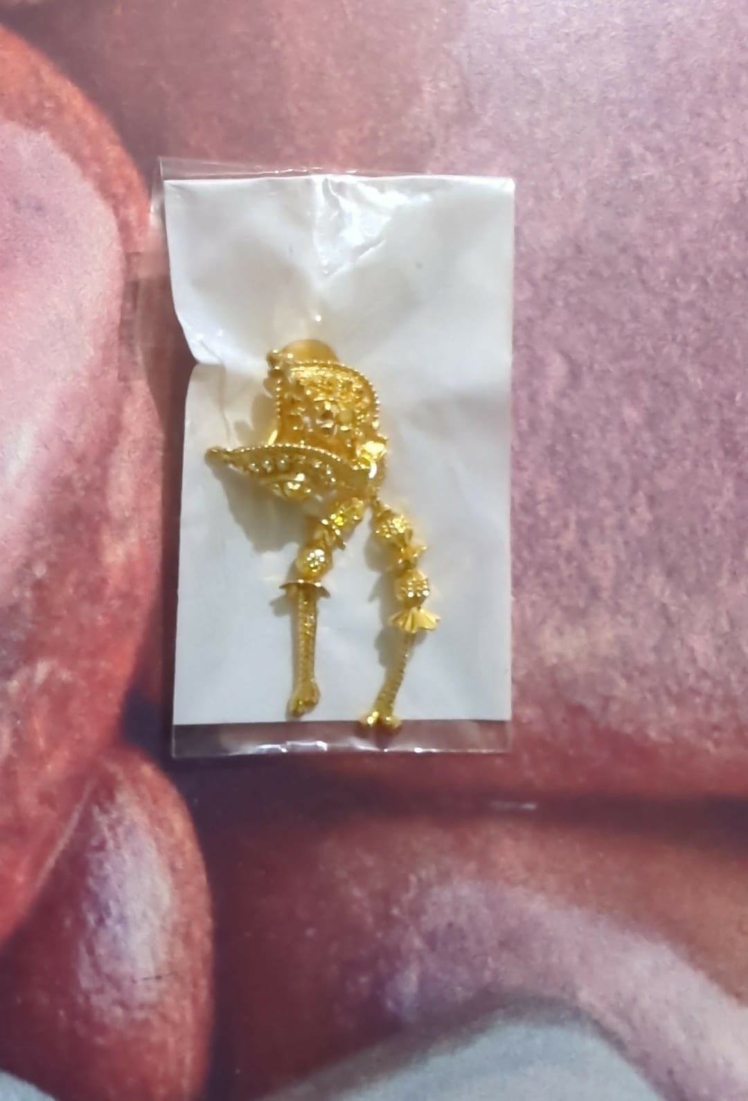 Long Chain Beads Golden Earrings for Women & Girls – Traditional Fancy Jewellery Gift