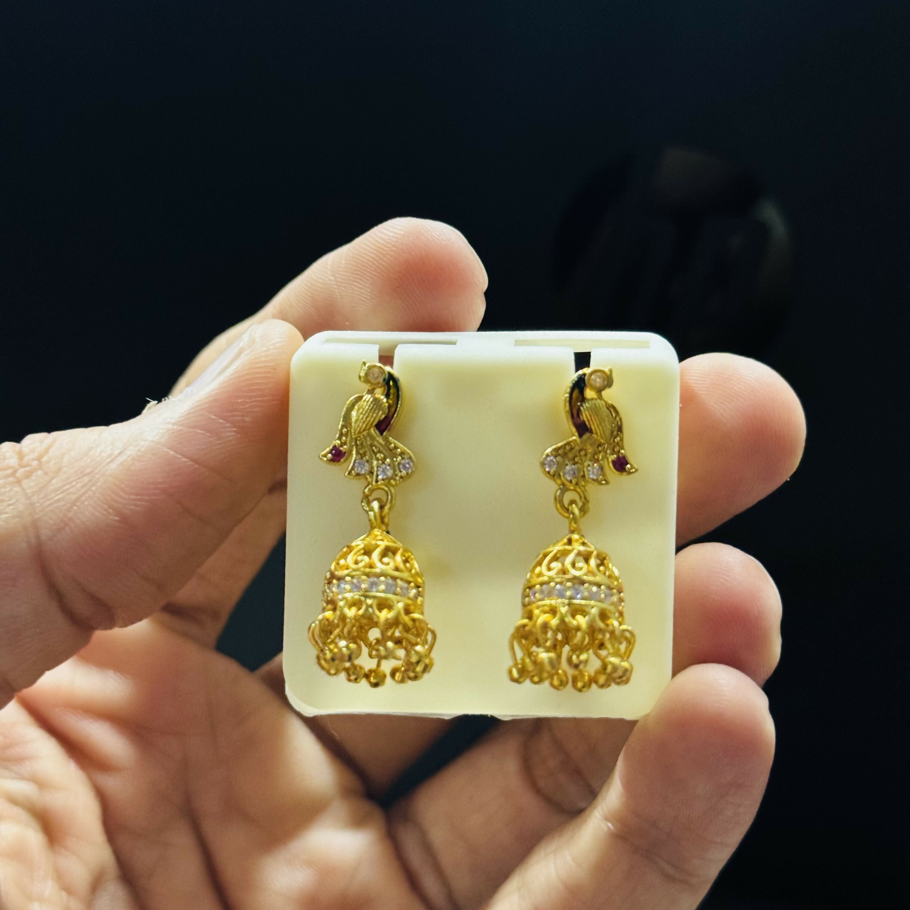 Designer Peacock Theme Luxury Earrings