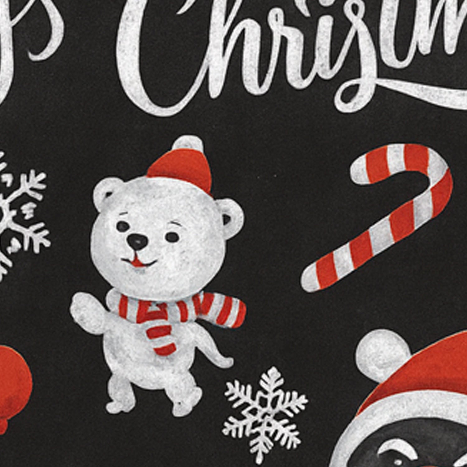 Christmas Theme Decorative Wall Sticker 90x60 Cm (1 Pc)