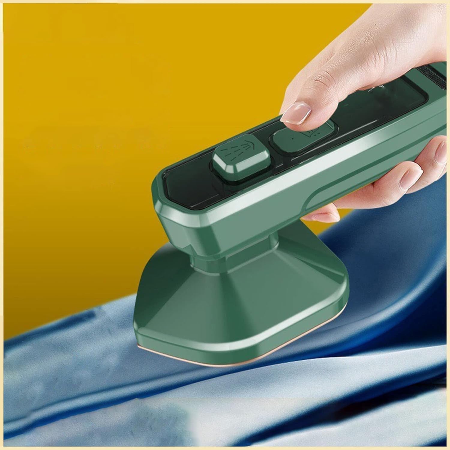 Mini Steam Iron Handheld Garment Steamer – Portable Travel Clothes Iron, Fast Heat-Up & Compact Design