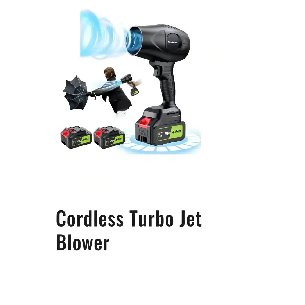Jet Blower, Cordless Turbo Super Power Air Duster, Stepless Speed Jet Blower