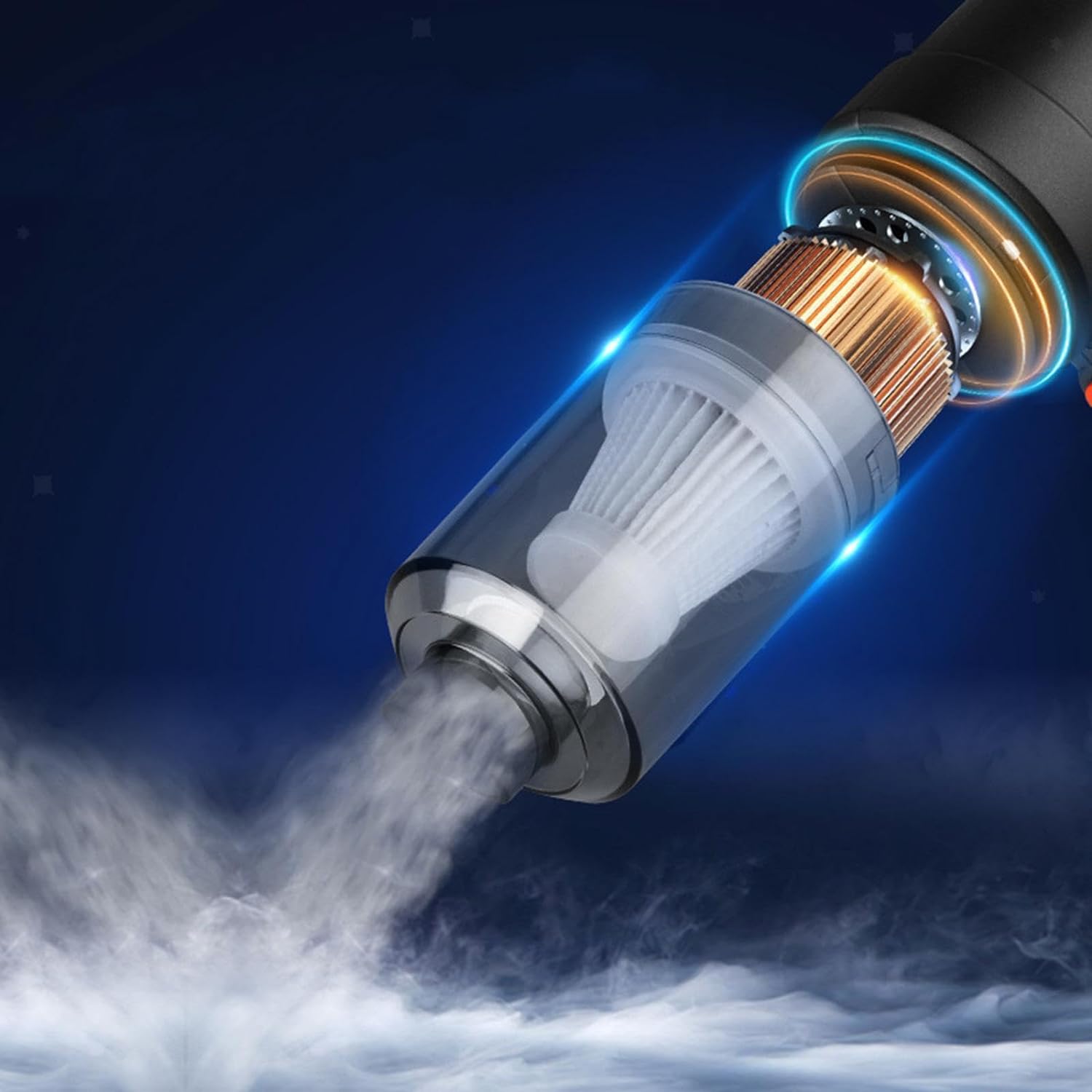 0390 Vacuum Cleaner Dust Collection 2 In 1 Car Vacuum Cleaner High-power Handheld Wireless Vacuum Cleaner Home Car Dual-use Portable Usb Rechargeable Mini Car Vacuum For Vehicle Home And Office