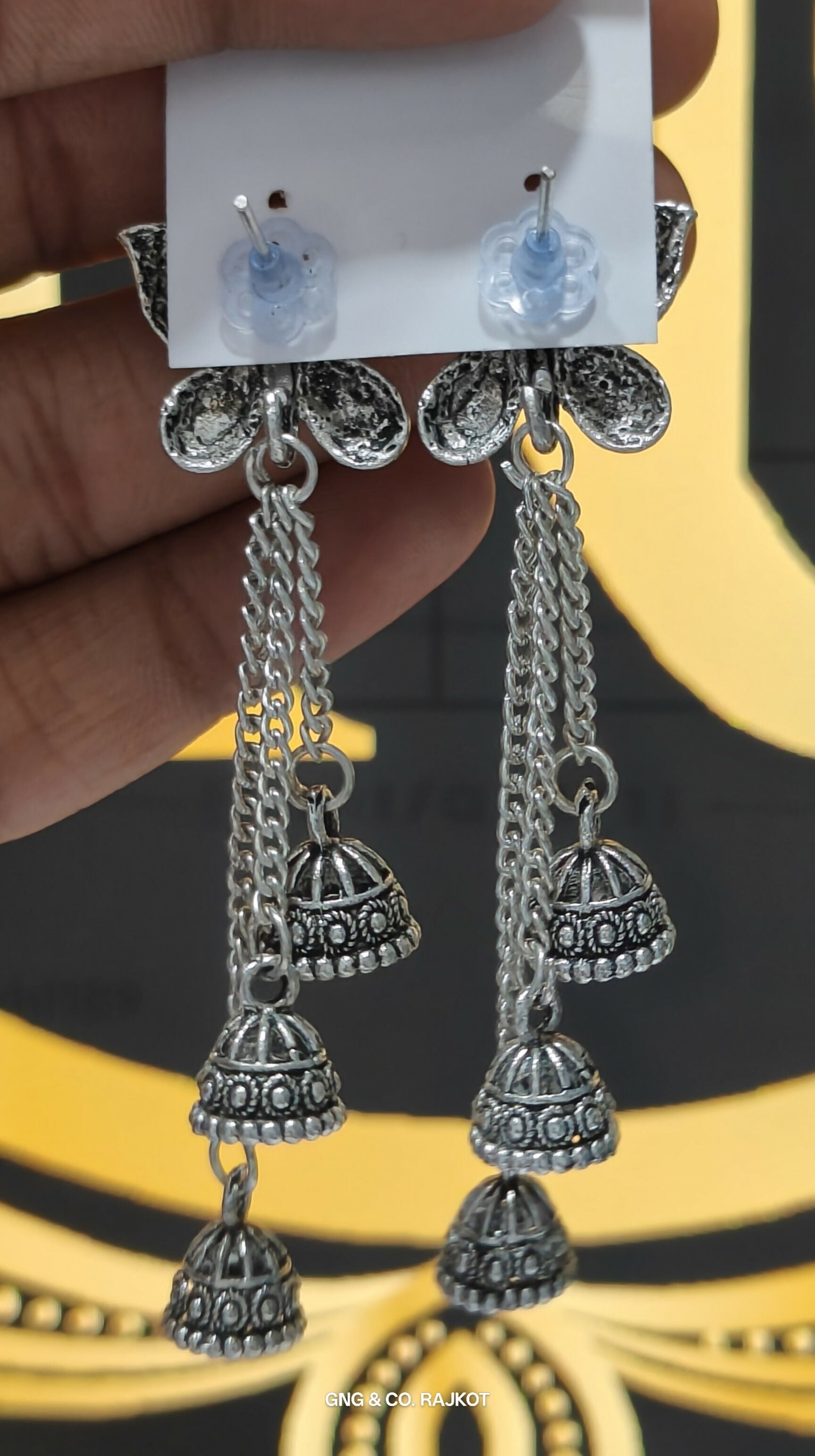 Silver Butterfly Earrings
