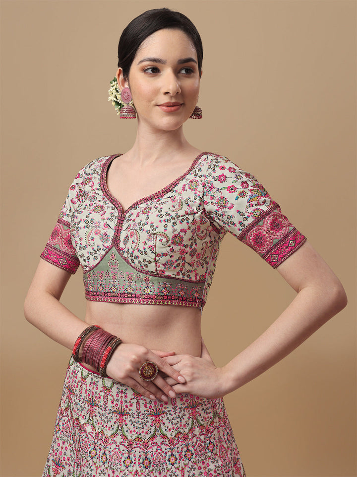 Swarovski Symphony Exclusive Lehenga - qivii