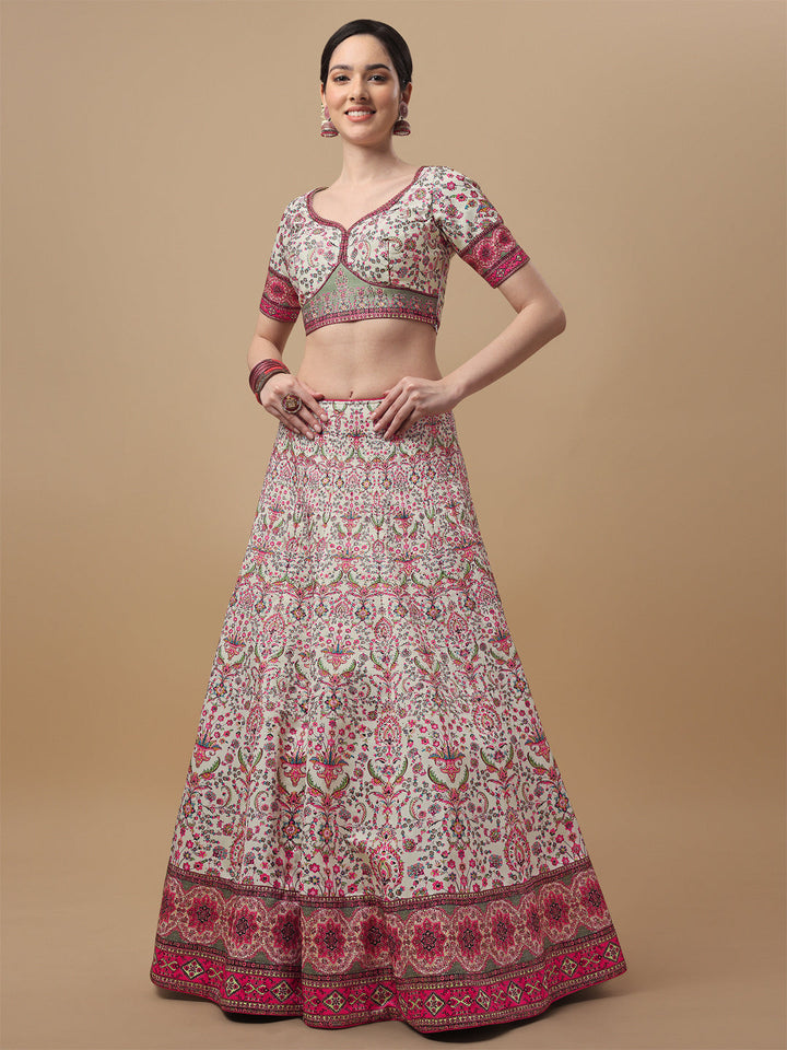 Swarovski Symphony Exclusive Lehenga - qivii