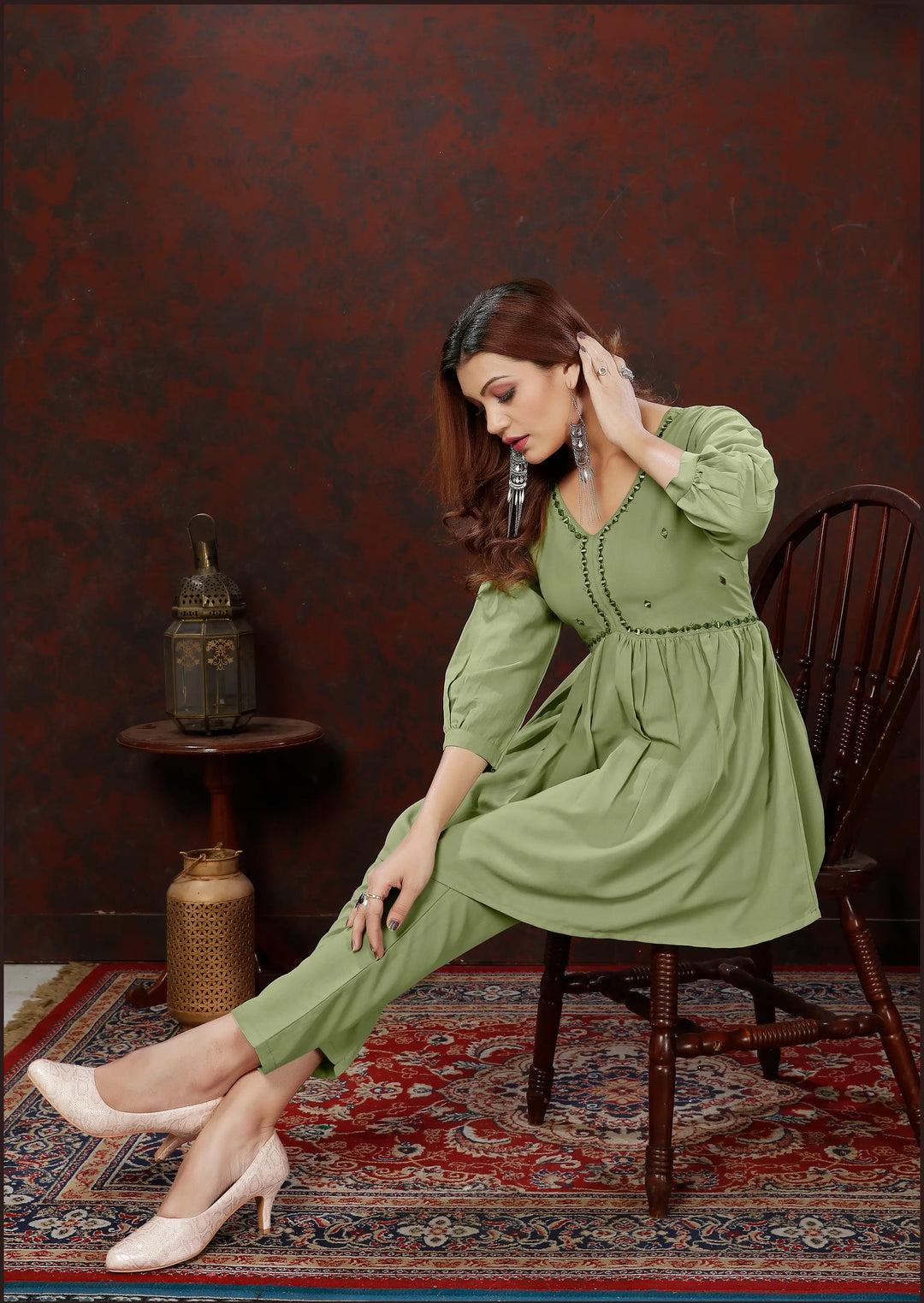 Mint Green Co-ord Set - qivii