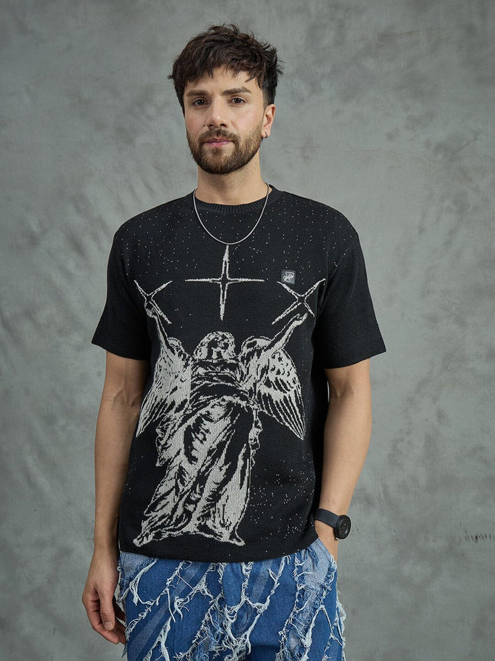 Black Fallen Angel T-Shirt