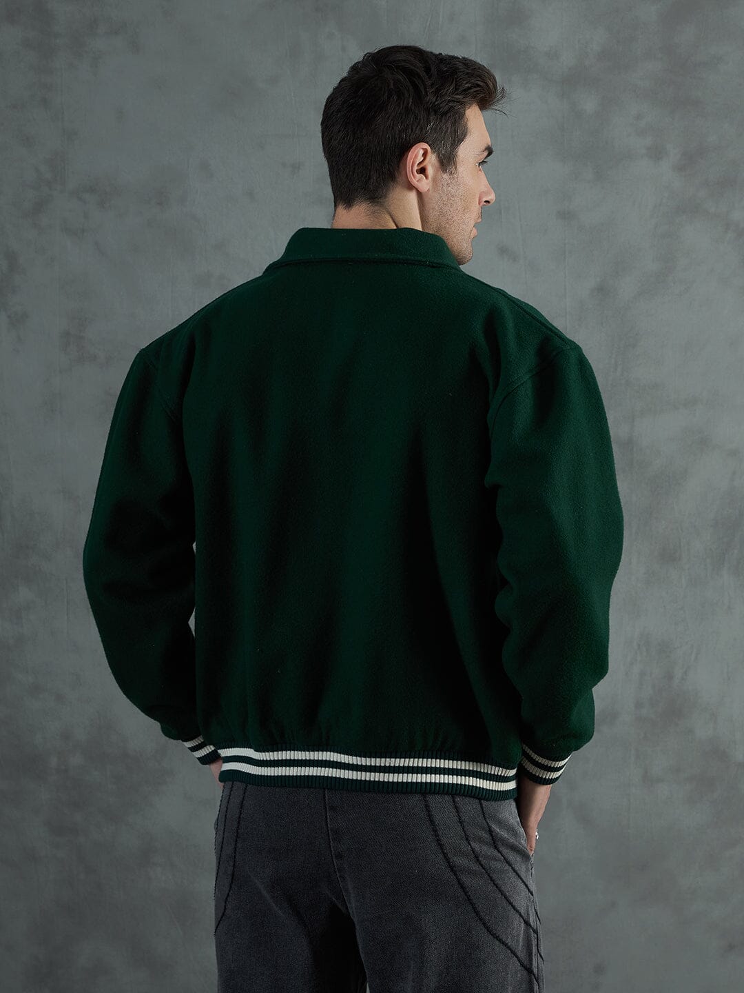 Green Generational Talent Varsity Jacket