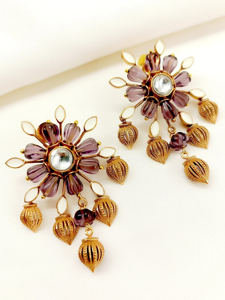 Ziana Lavender Boutique Tops featuring traditional boutique styling in antique gold plated brass metal, making a statement with unique design and quality materials Upgrade your wardrobe now