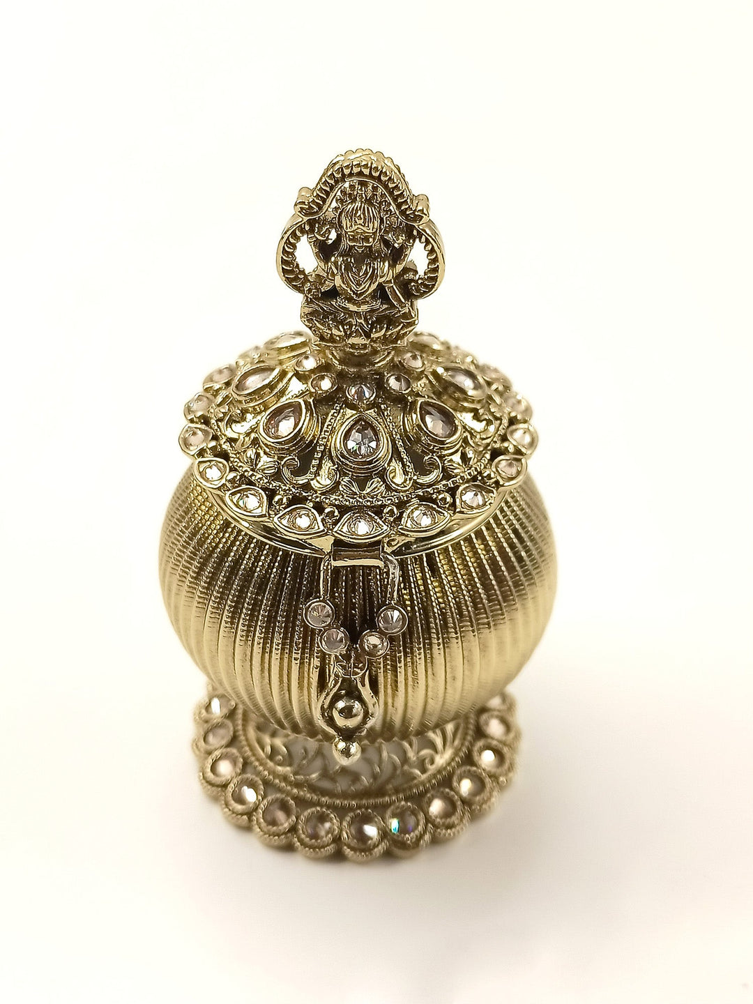 Sinduri Copper Temple Sindoor Dibbi - qivii