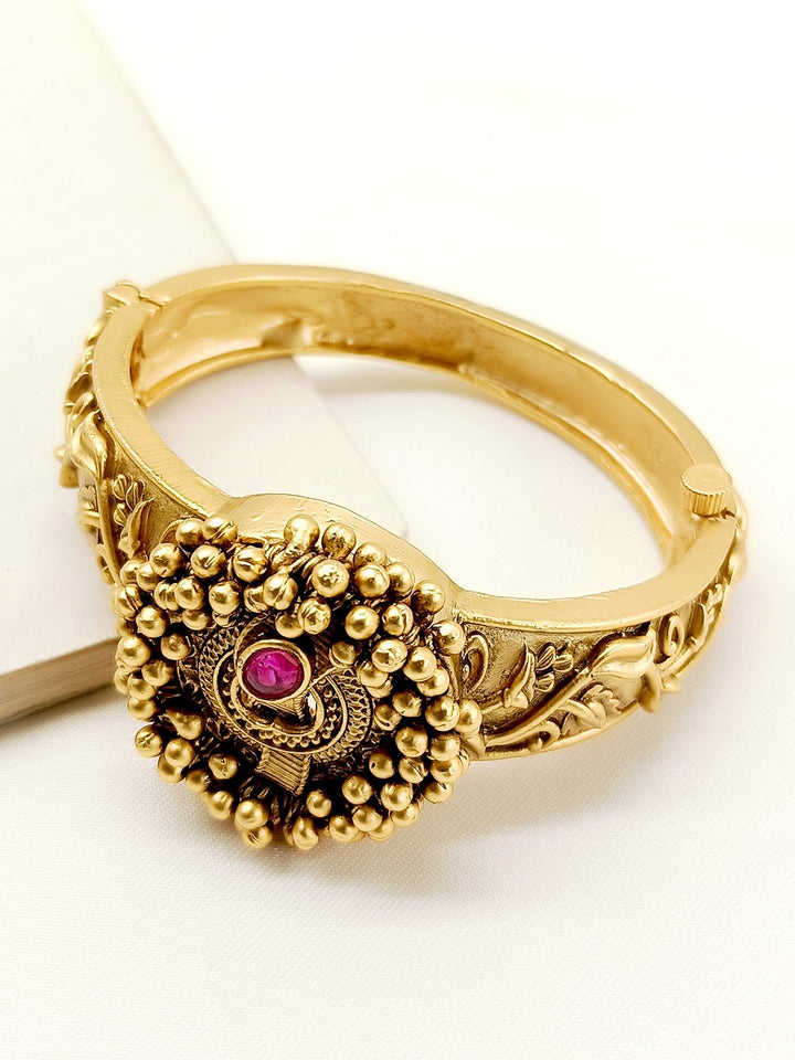 Araya Maroon Antique Kada - qivii