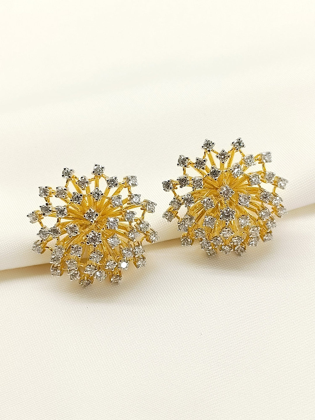 Khushi 92.5 Silver Swarovski Stone Tops - qivii