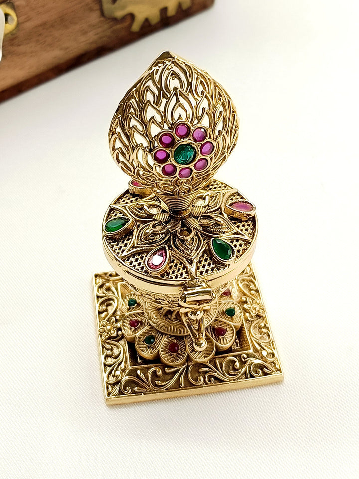 Shirsti R & G Antique Sindoor Dibbi - qivii