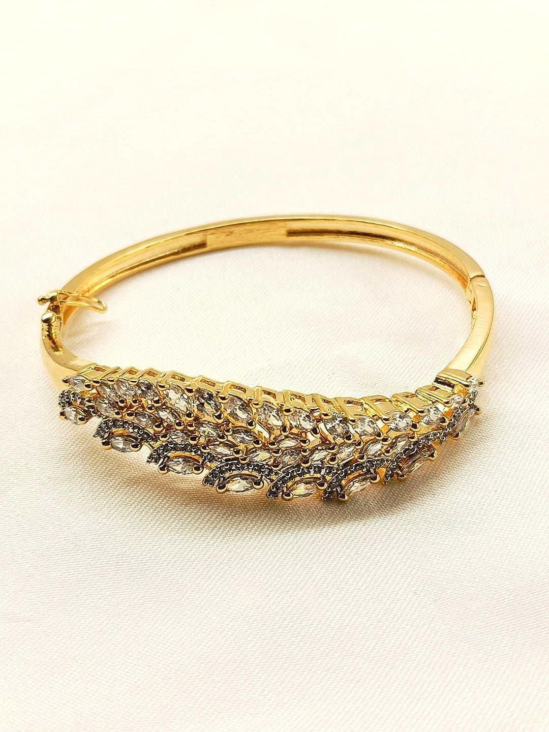 Bella White American Diamond Bracelet - qivii