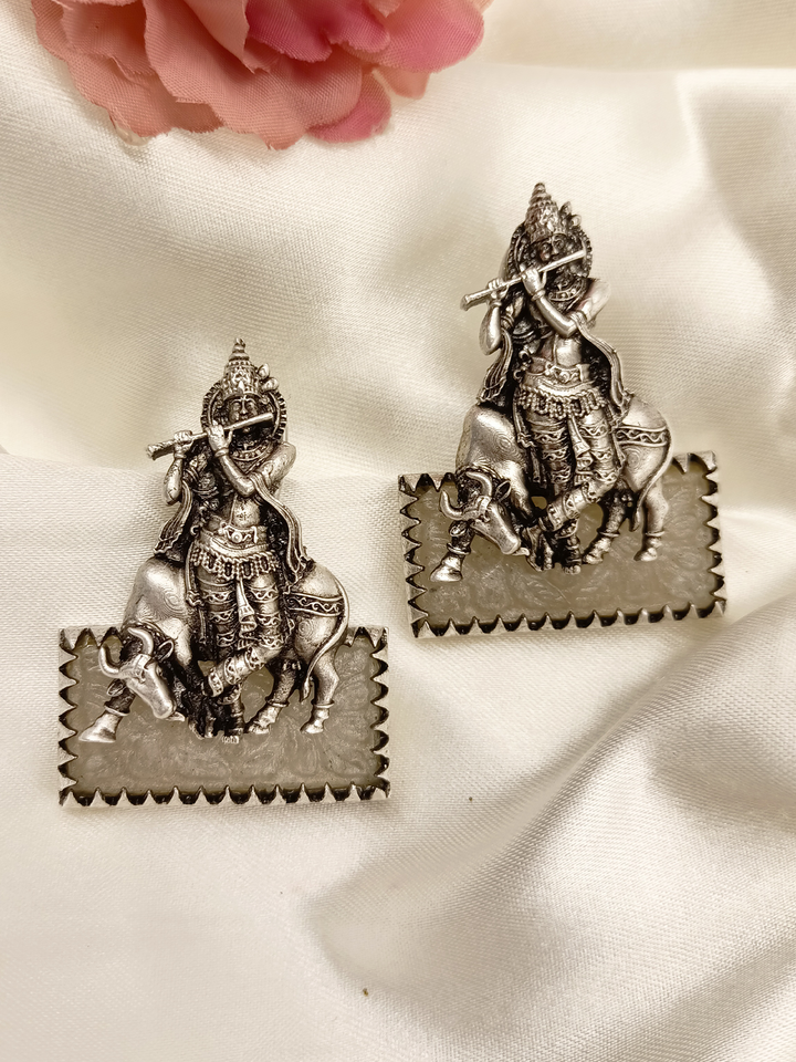 Kimaya Krishna Ji Earrings - qivii