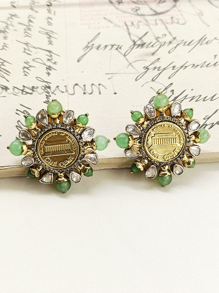 Damayanti 92.5 Silver Moissonite Tops - qivii