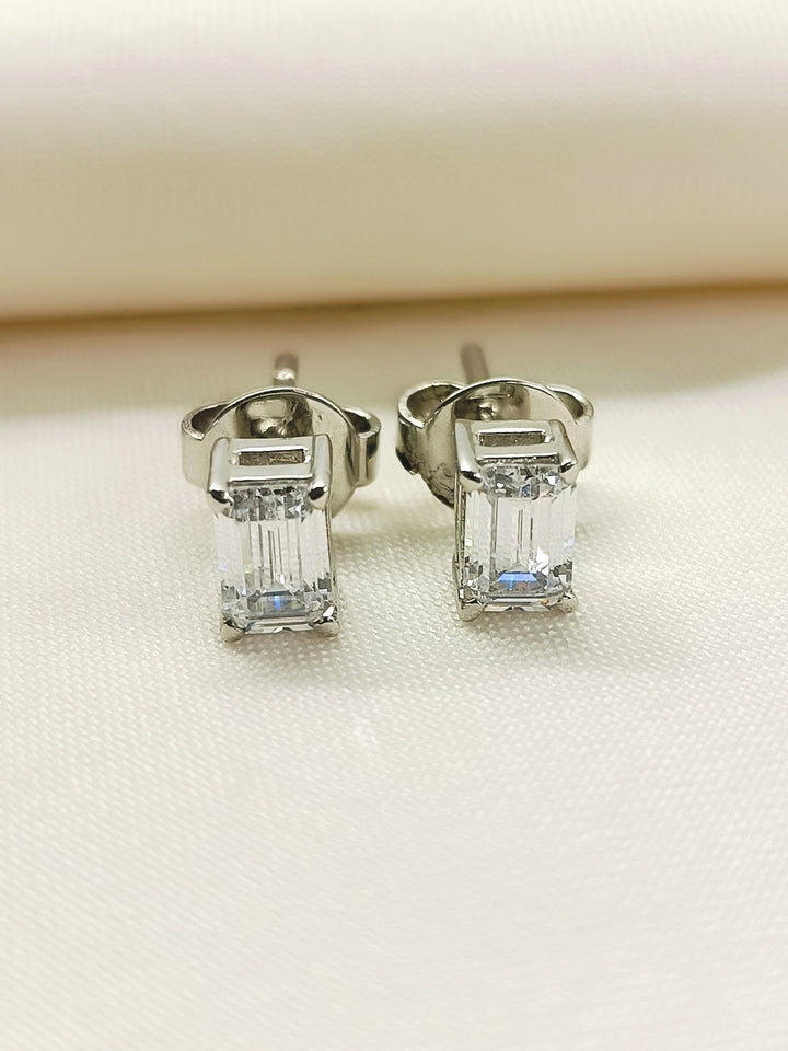 Harkhi 92.5 Silver Swarovski Stone Tops - qivii