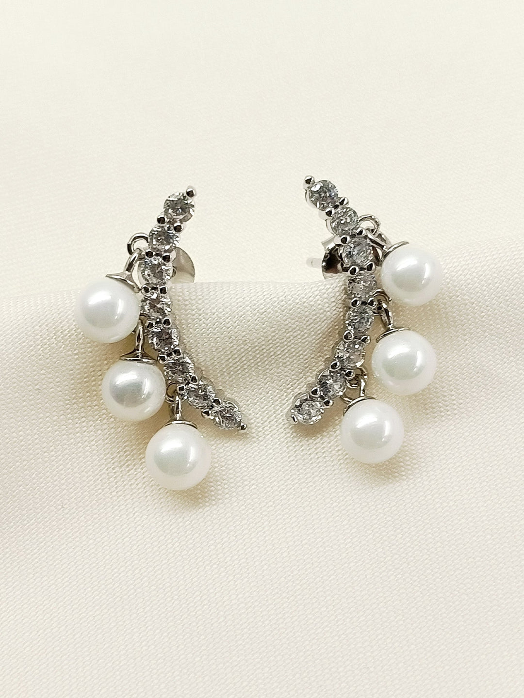 Deaba 92.5 Silver Swarovski Stone Tops - qivii