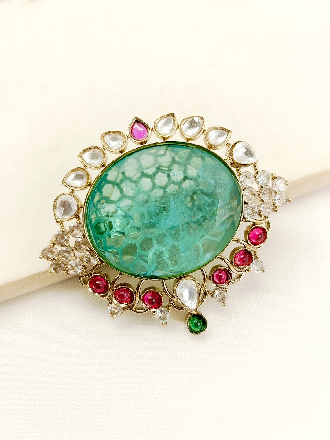 Hritik Mint Green Men's Brooch - qivii