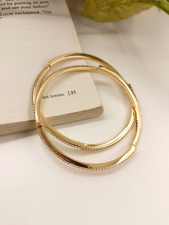 Marziya American Diamond Bangle Pair - qivii