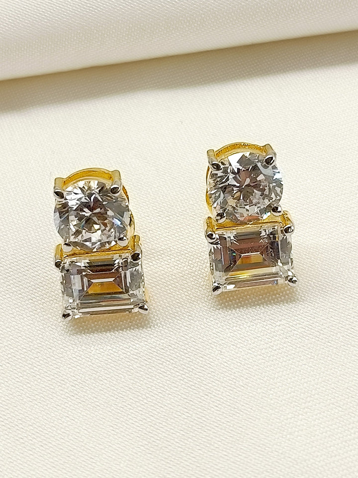 Koyel 92.5 Silver Swarovski Stone Tops - qivii