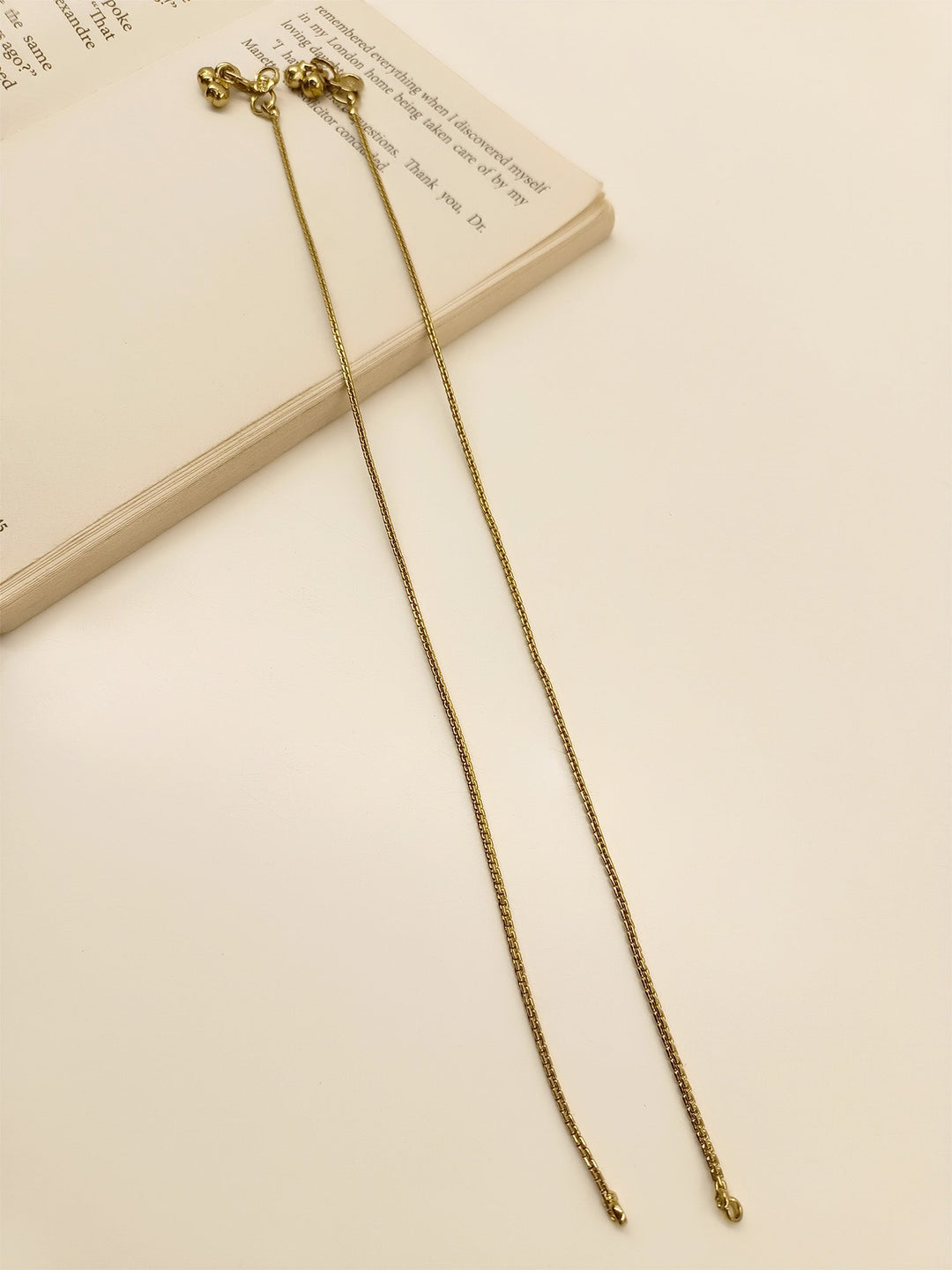 Sonam Gold Plated Delicate Payal/Anklet - qivii