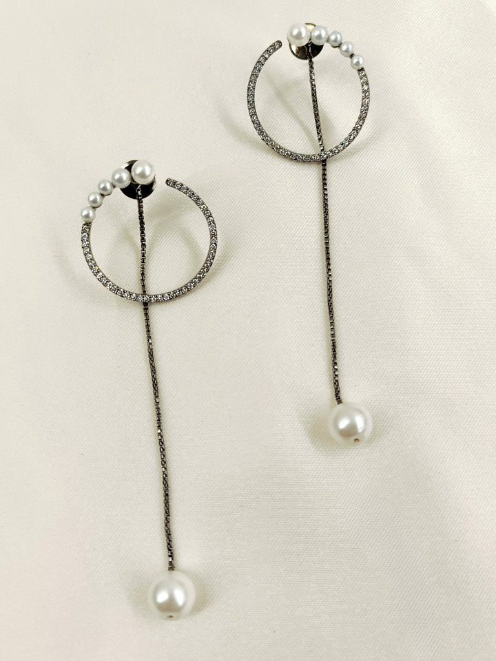 Versatile earrings can be worn with or without a chain