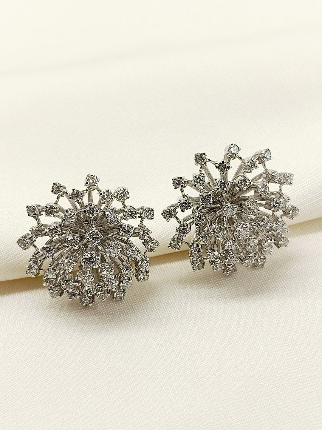 Priyal 92.5 Silver Swarovski Stone Tops - qivii