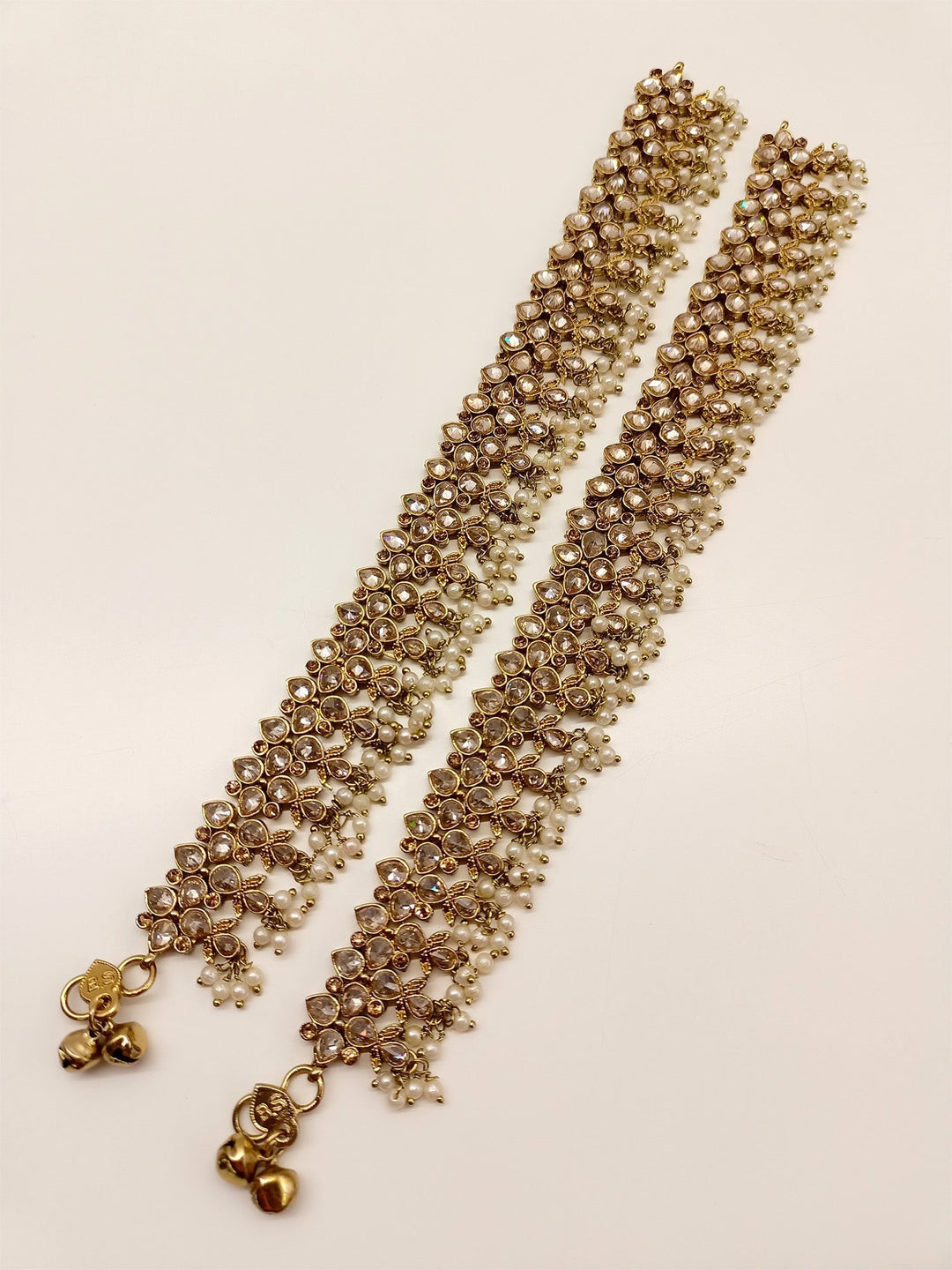 Manjusri Copper Polki Anklet - qivii