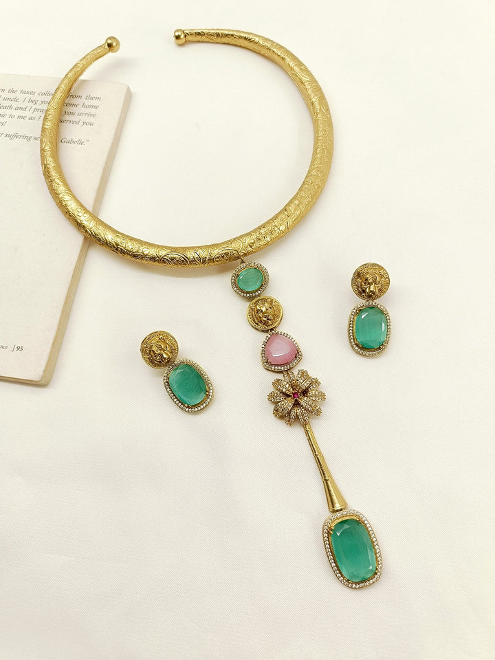 Kimora Mint Green Hasli Style Boutique Set - qivii