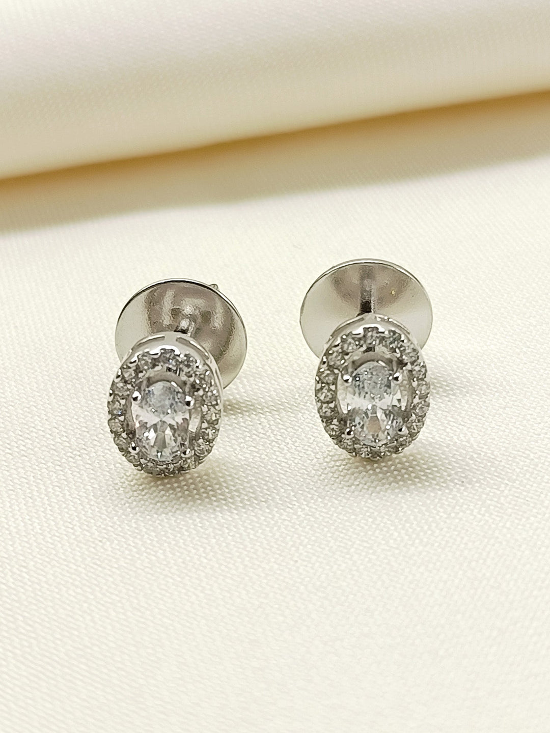 Hema 92.5 Silver Swarovski Stone Tops - qivii