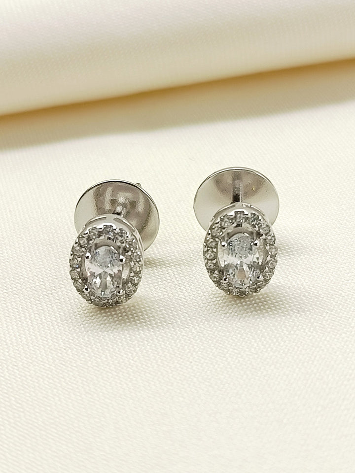 Hema 92.5 Silver Swarovski Stone Tops - qivii