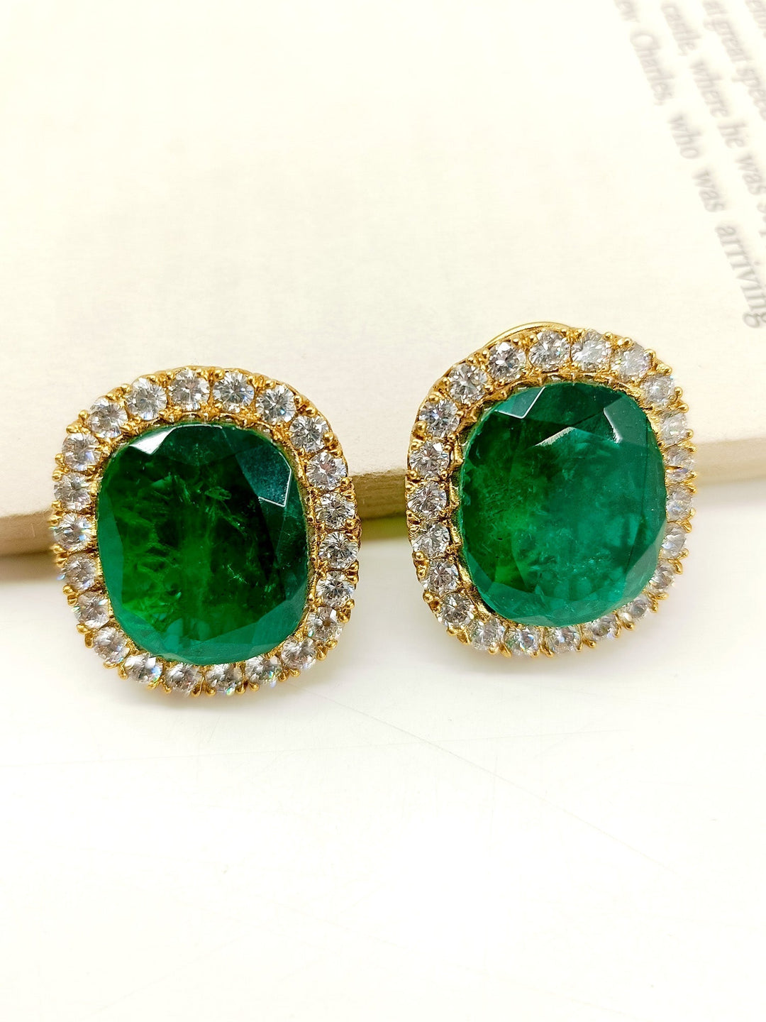 Green American Diamond Tops - qivii
