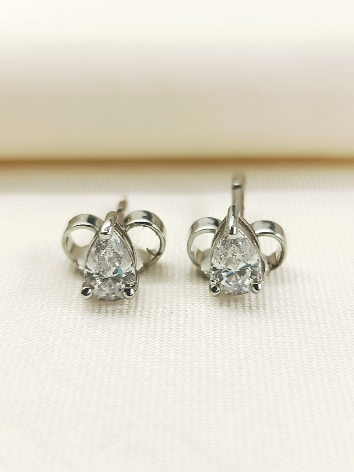 Mriga 92.5 Silver Swarovski Stone Tops - qivii