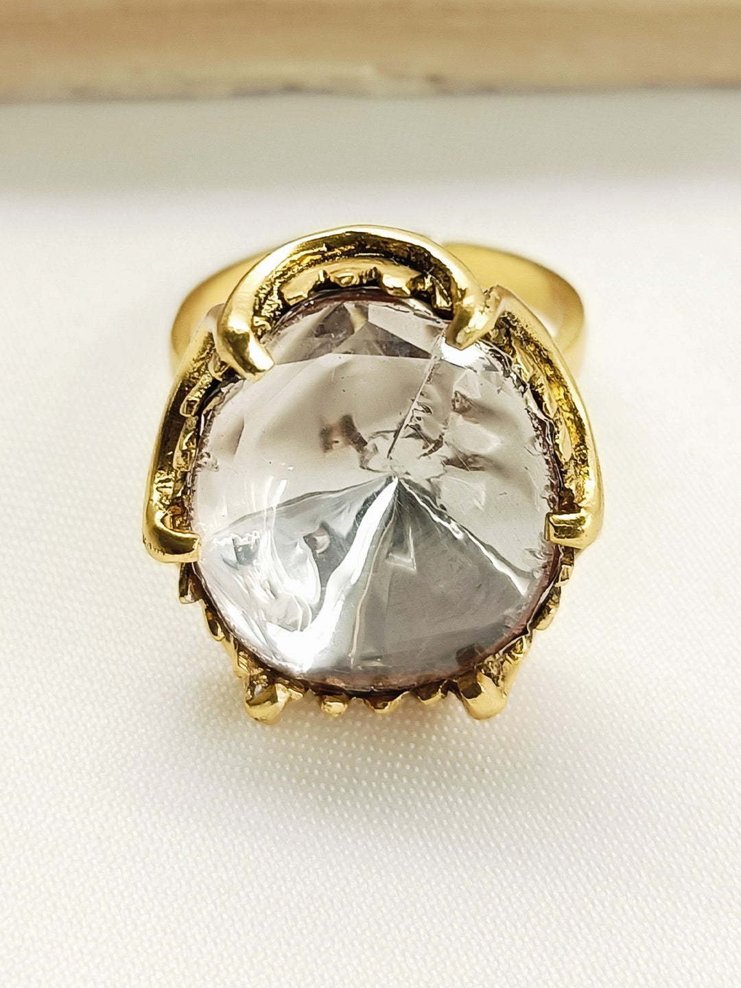 Vinia 92.5 Silver Moissonite Finger Ring - qivii