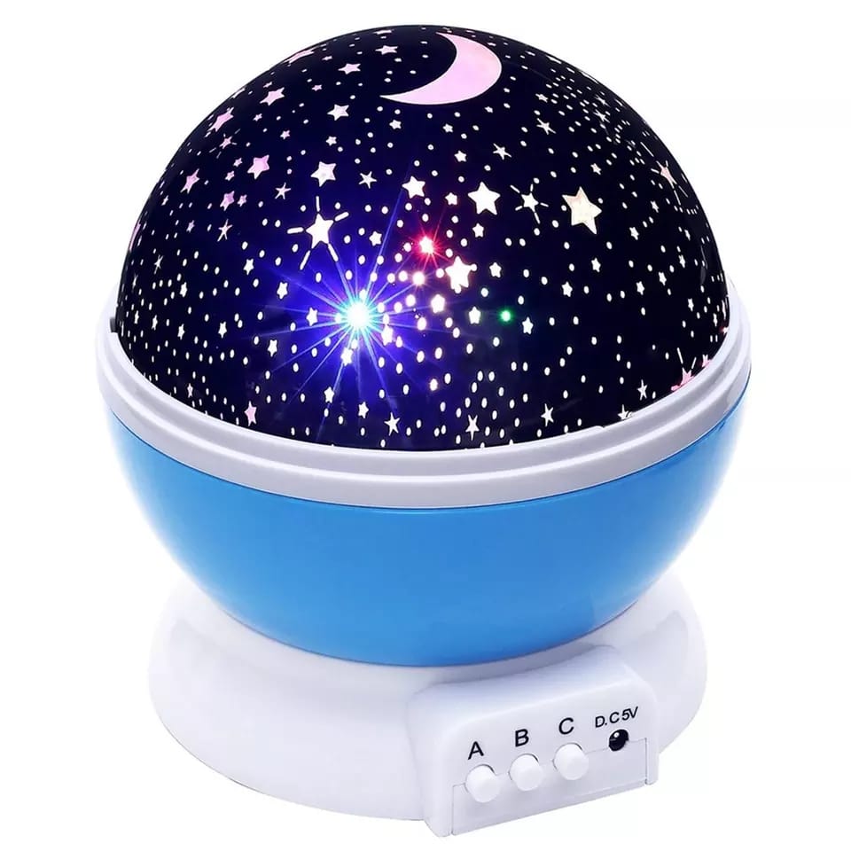 Color Changing Star Master Night Lamp – Rotating LED Galaxy Projector Light