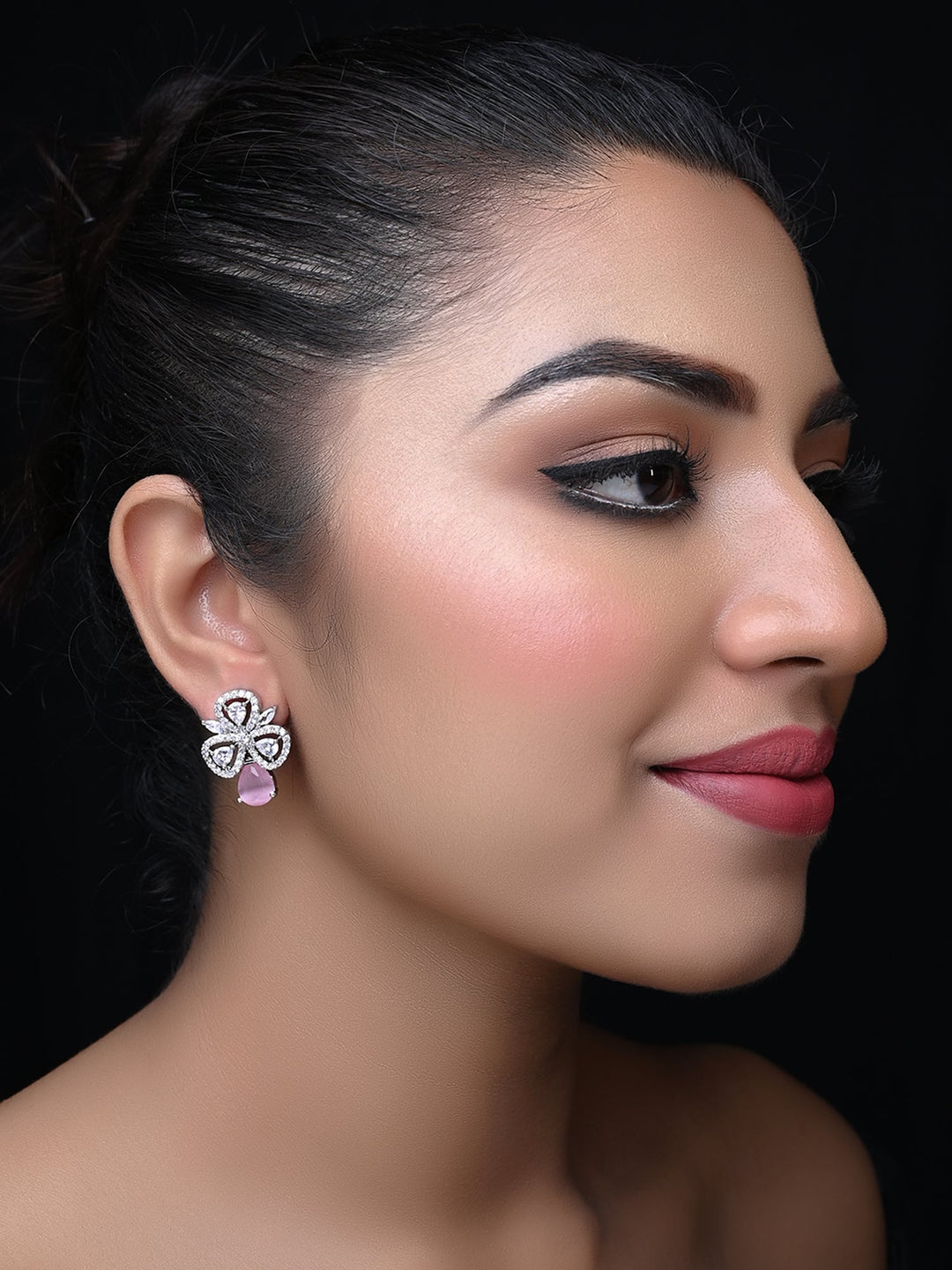 Rashi American Diamond Baby pink Tops - qivii