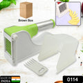 French Fry Potato Chipser – Virgin Plastic Slicer with Container