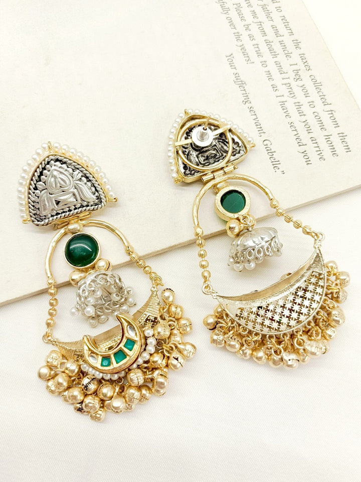  Traditional technique crafted earrings with timeless elegance and exquisite jhumkis