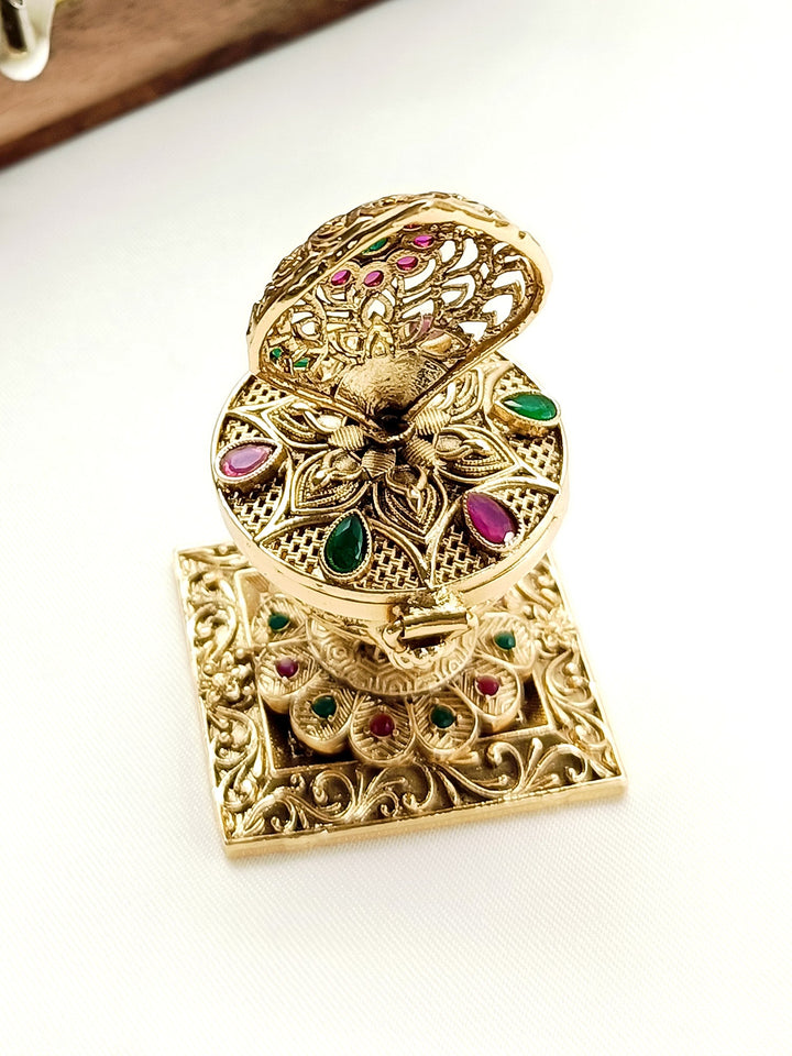 Shirsti R & G Antique Sindoor Dibbi - qivii