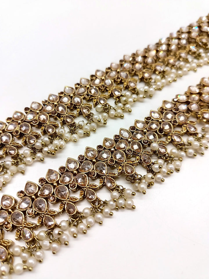 Manjusri Copper Polki Anklet - qivii