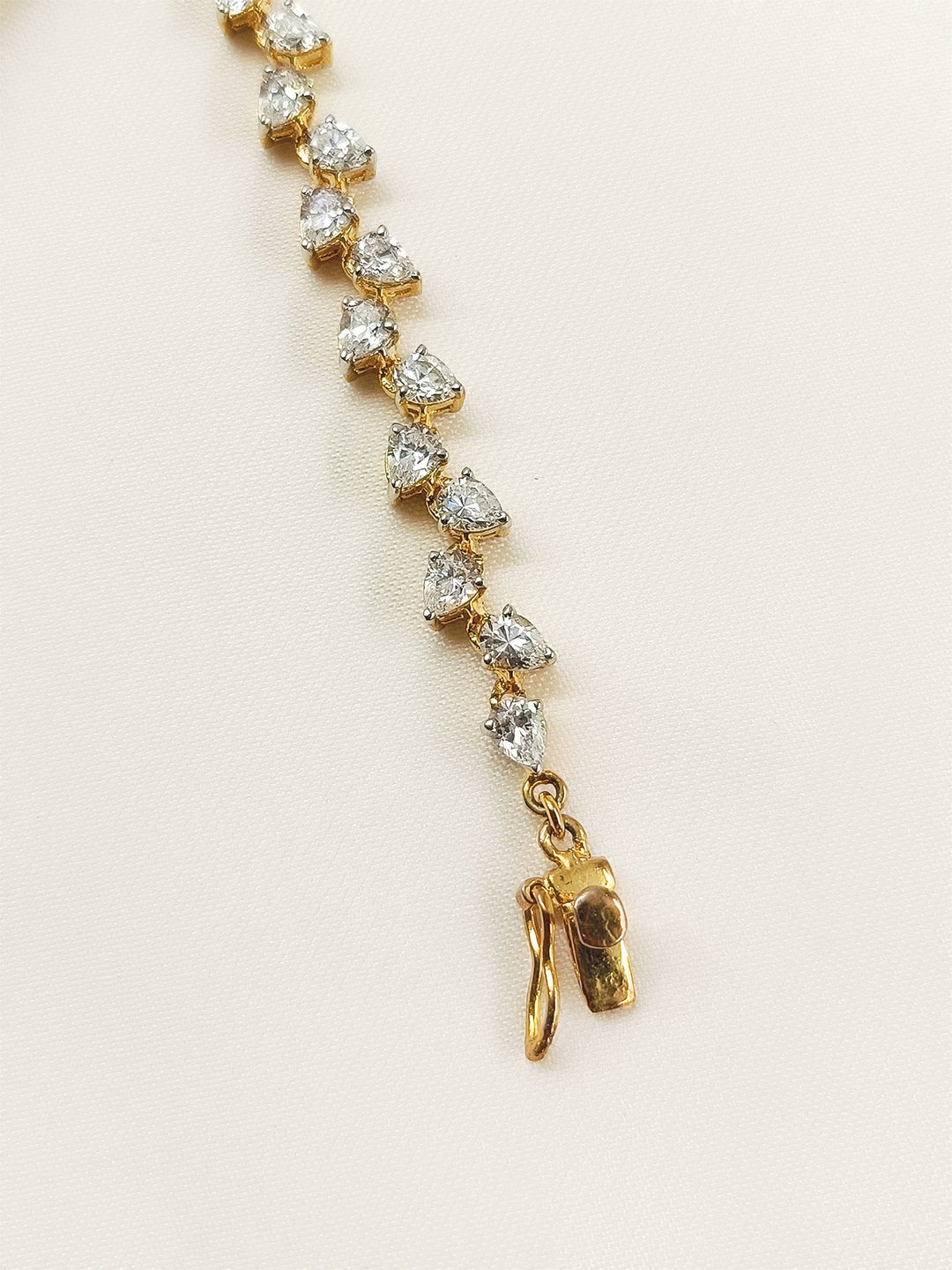 Rose White 92.5 Silver Swarovski Stone Bracelet - qivii