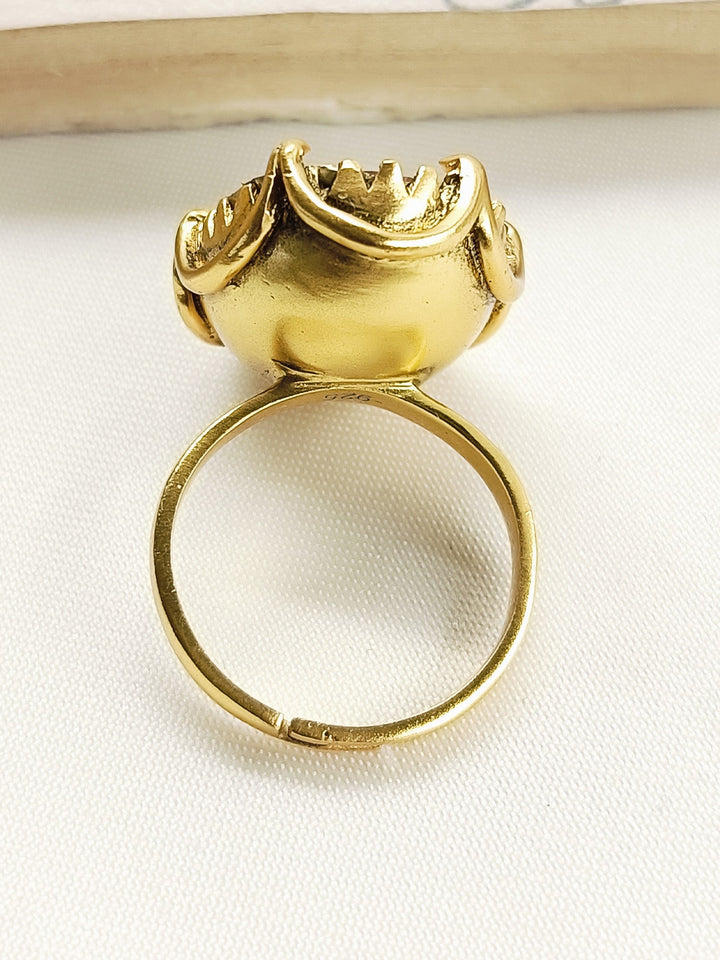 Vinia 92.5 Silver Moissonite Finger Ring - qivii