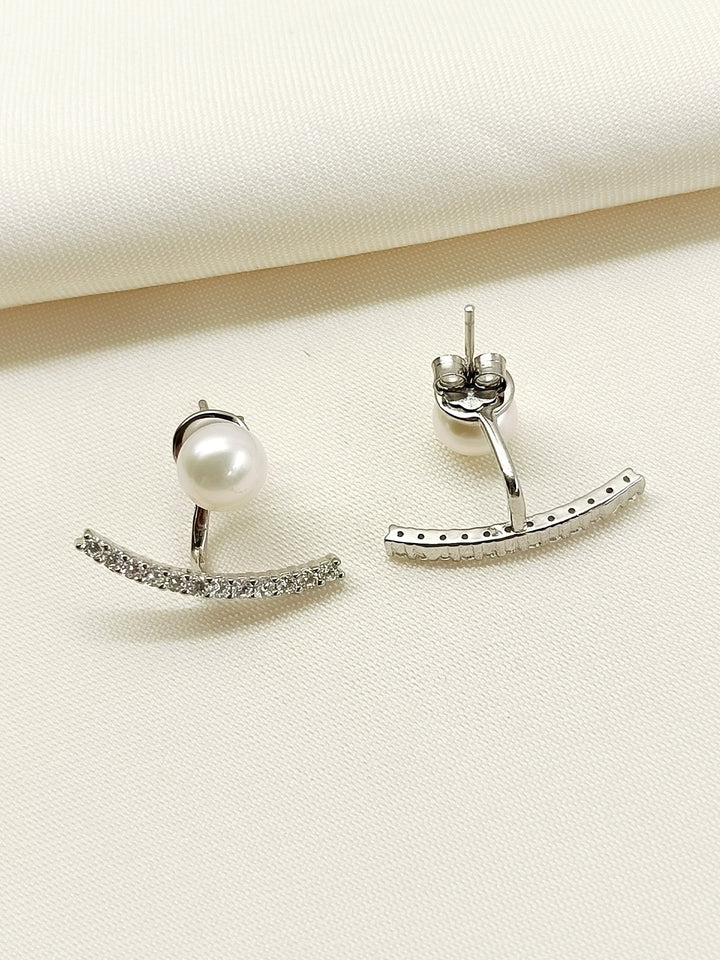 Parinaaz 92.5 Silver Swarovski Stone Tops - qivii